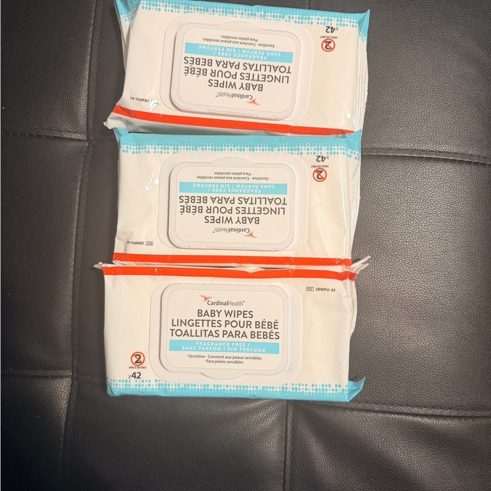 Baby Wipes - White (Fragrance Free) - Pack of 42